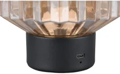 Lord Bordslampa LED matt svart/bärnstensfärgad uppladdningsbar