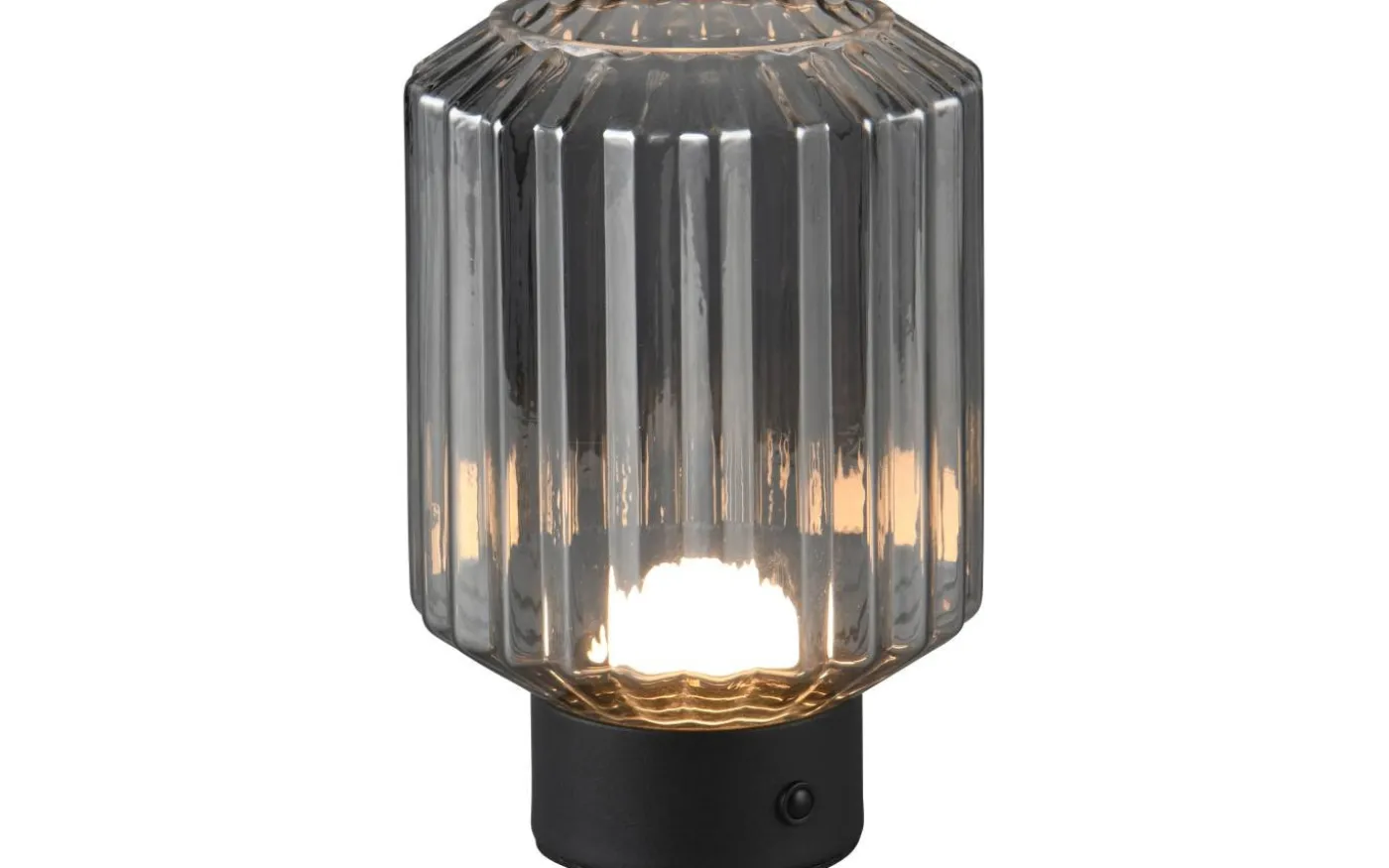 Lord Bordslampa LED mattsvart/rökfärgad uppladdningsbar