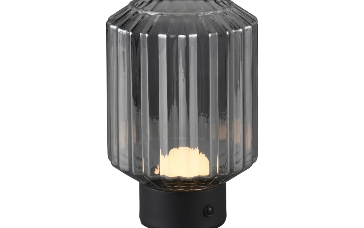 Lord Bordslampa LED mattsvart/rökfärgad uppladdningsbar