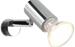 Lorenzo H2O Vägglampa 1-dels GU10 krom IP44