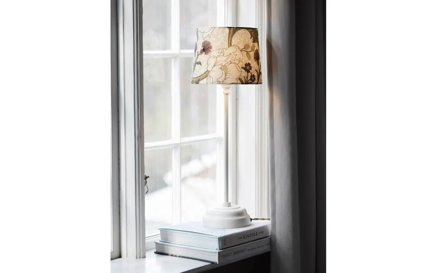 Lottie Lampfot 45cm Offwhite