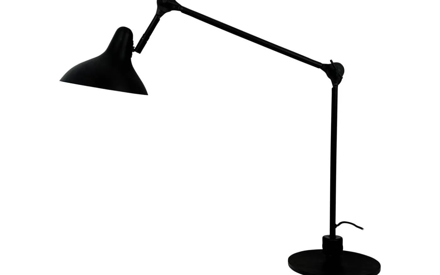Lotus Skrivbordslampa 85cm Svart