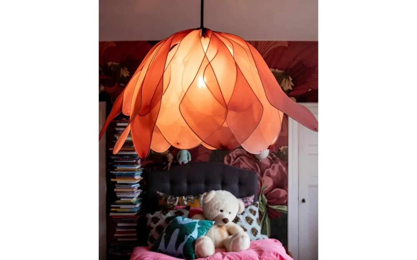 Lou Lou Taklampa 80cm Rosa