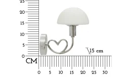 Lovy Vägglampa 22cm Silver