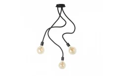 Loyd 3 Taklampa Svart 3xE27