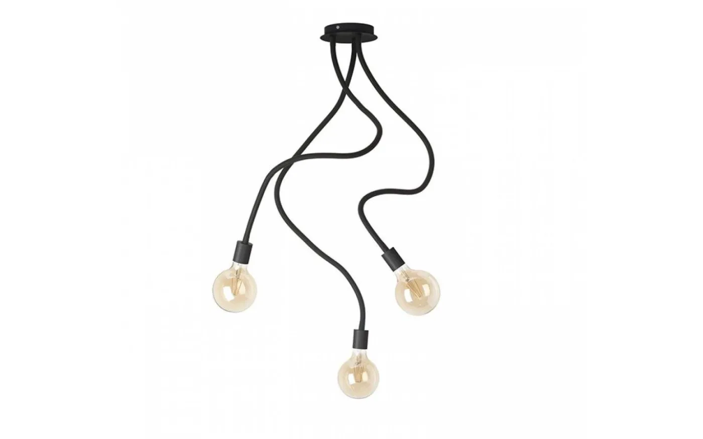 Loyd 3 Taklampa Svart 3xE27