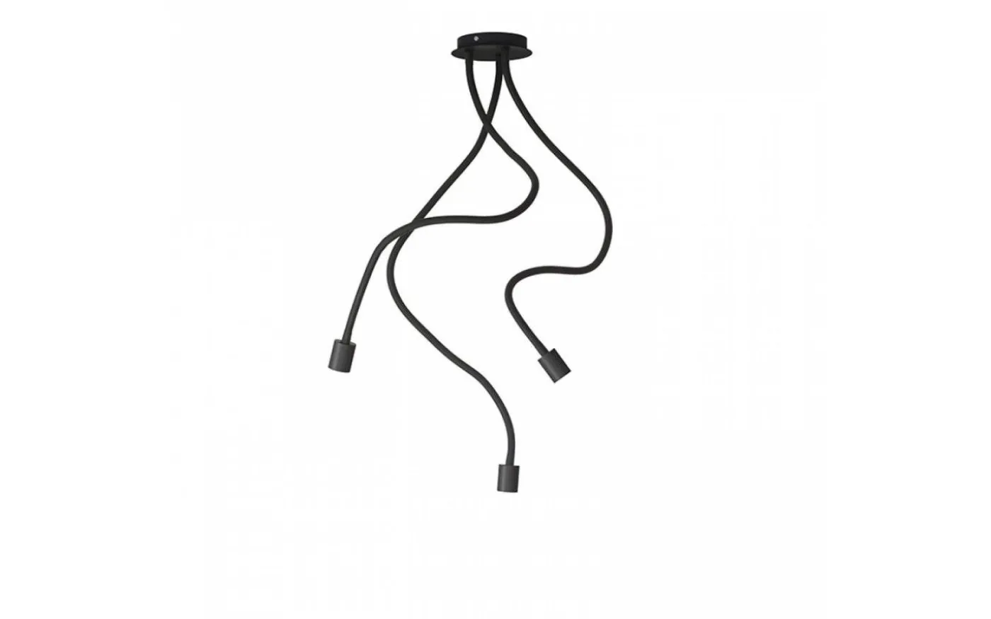 Loyd 3 Taklampa Svart 3xE27