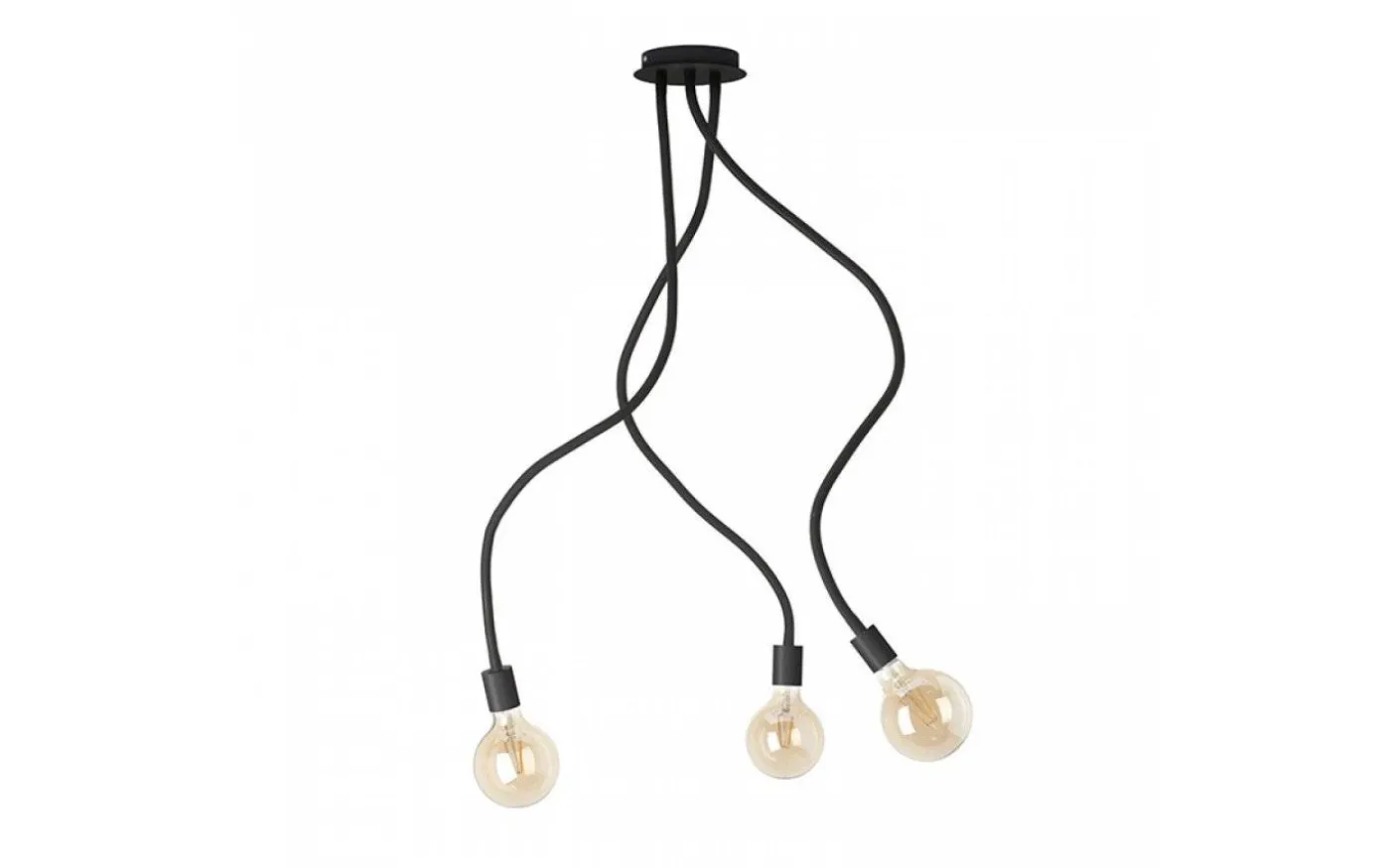 Loyd 3 Taklampa Svart 3xE27