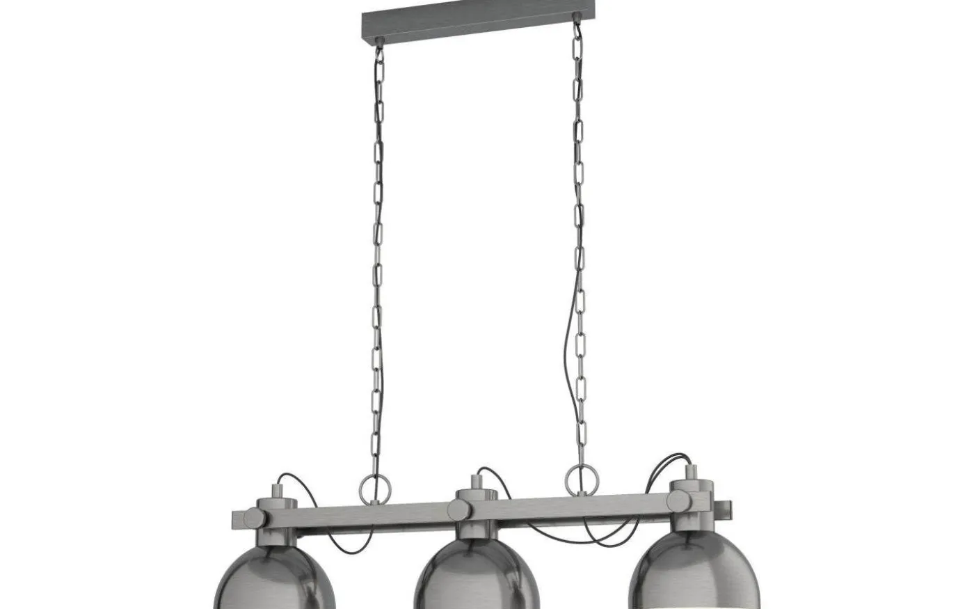 Lubenham Taklampa 90cm 3L Antikstål