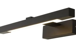 Lucca Spegelbelysning 25cm LED 9W 3000K Svart IP44