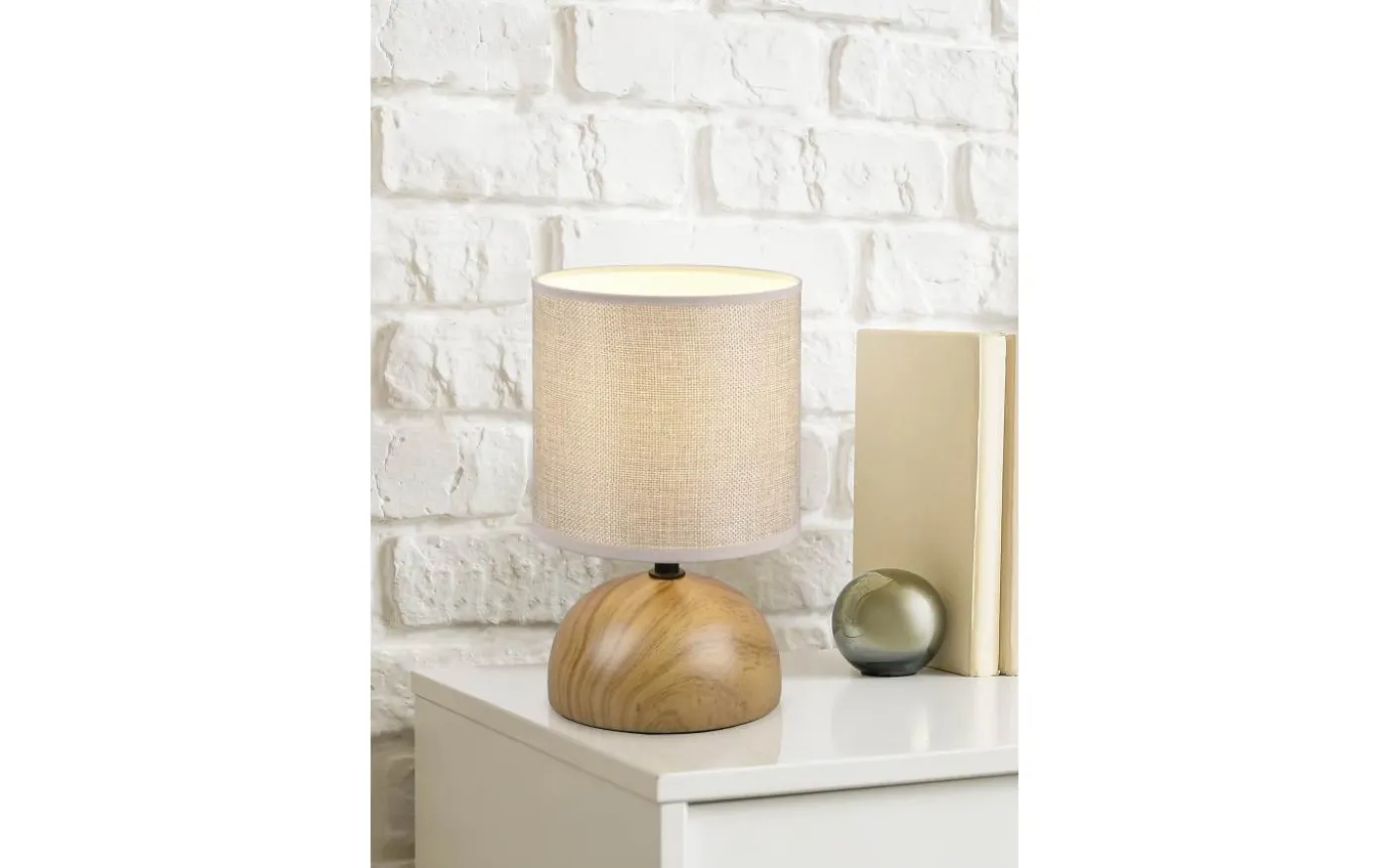 Luci Bordslampa E14 träimitation