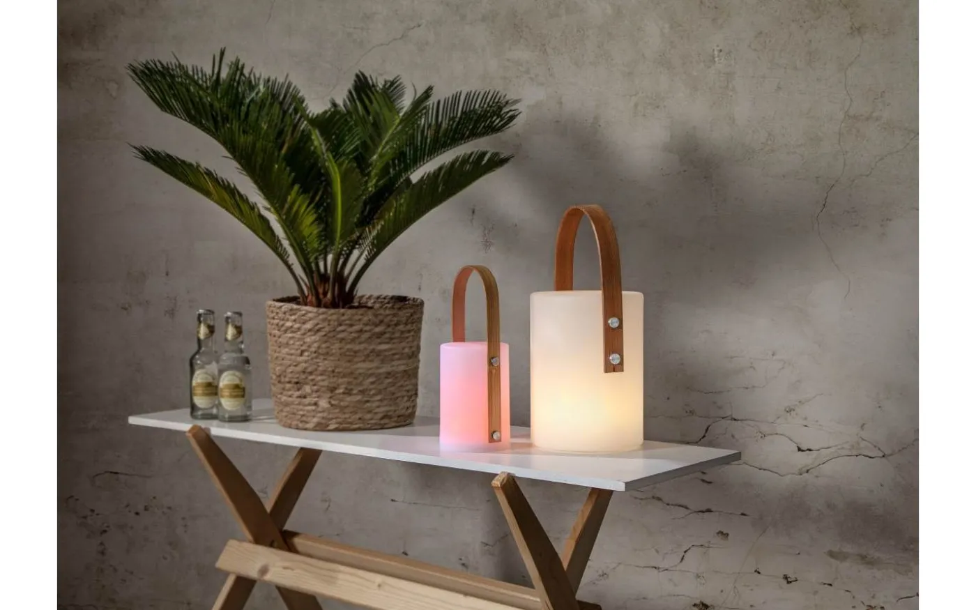 Lucie Uppladdningsbar Lykta Varmvit/Kallvit