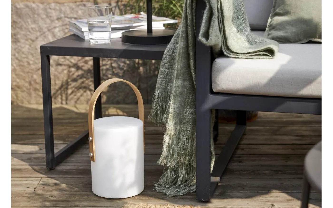 Lucie Uppladdningsbar Lykta Varmvit/Kallvit