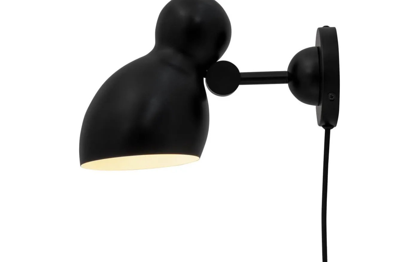 Ludo Vägglampa Svart