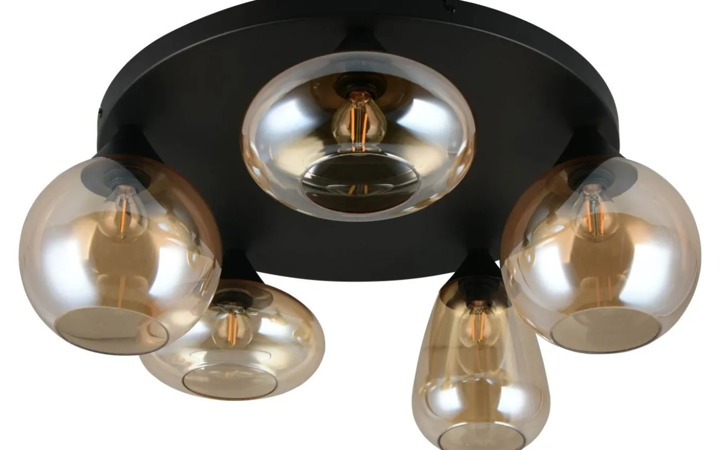 Lumina Plafond 5xE14 bärnsten