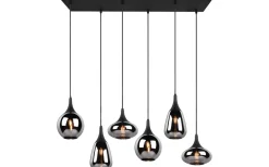 Lumina Takpendel 6-delad E14 mattsvart