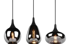 Lumina Takpendel 3-delad E14 mattsvart