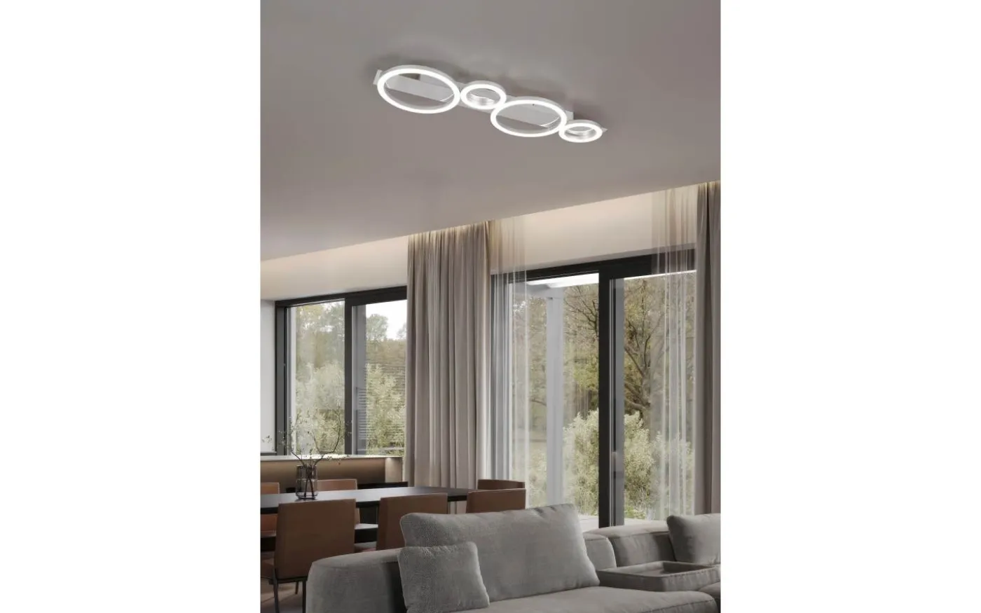 Lumos Plafond LED krom