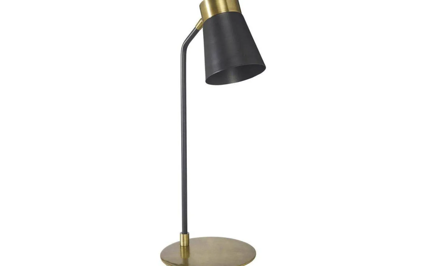 Luna Skrivbordslampa 60cm Svart/Antikmässing