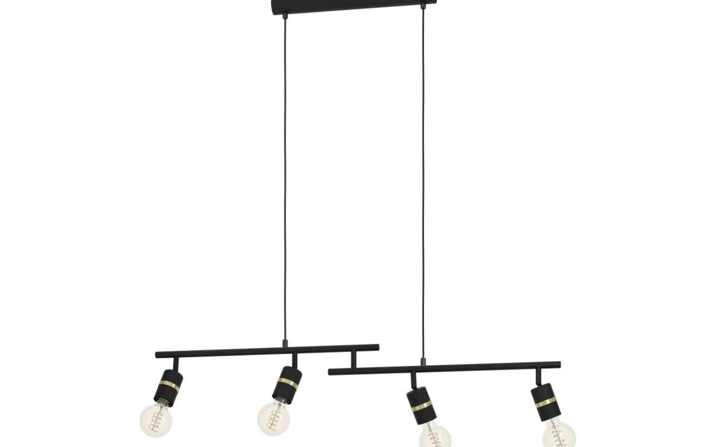 Lurone Taklampa 100cm Svart