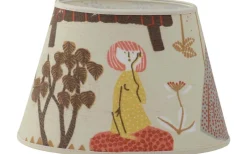 Lustgården Lampskärm Oval 20cm Natur Stig Lindberg
