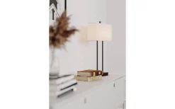 Luton Bordslampa 56cm Svart/Vit