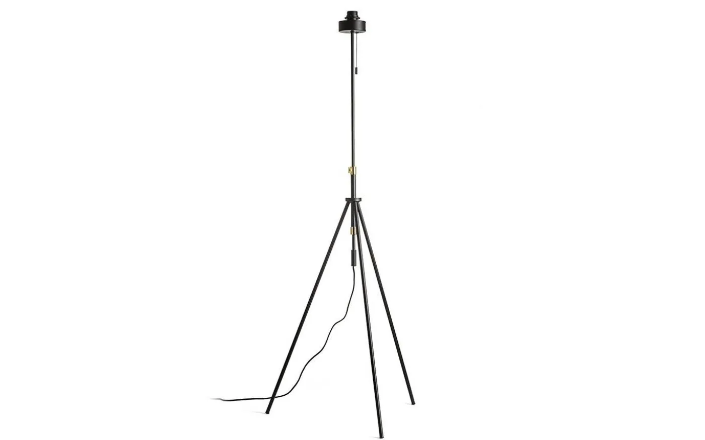 Luton Golvfot 156cm Svart/Mässing