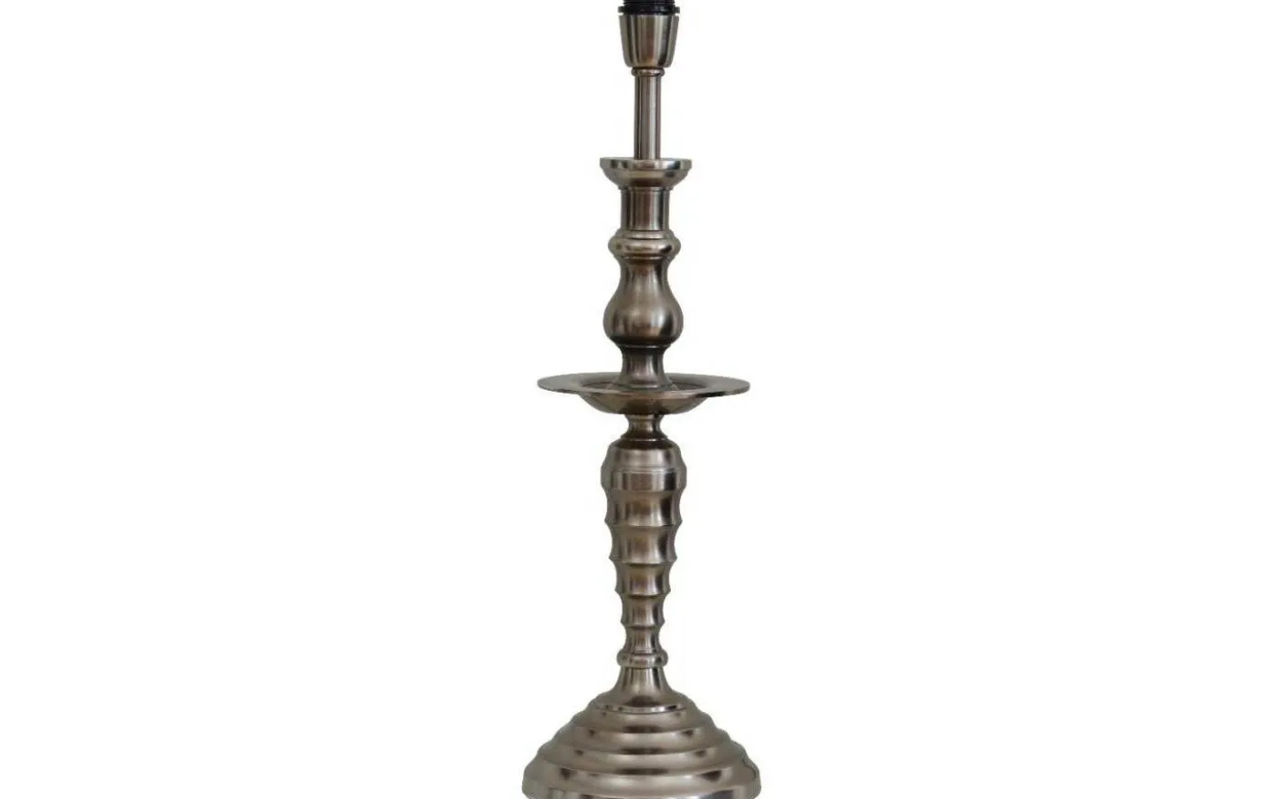 Lux Lampfot 62cm Antik Silver