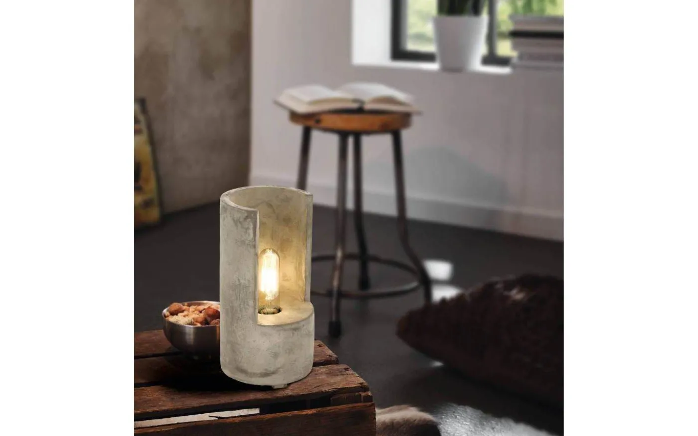 Lynton Bordslampa 27cm Betong