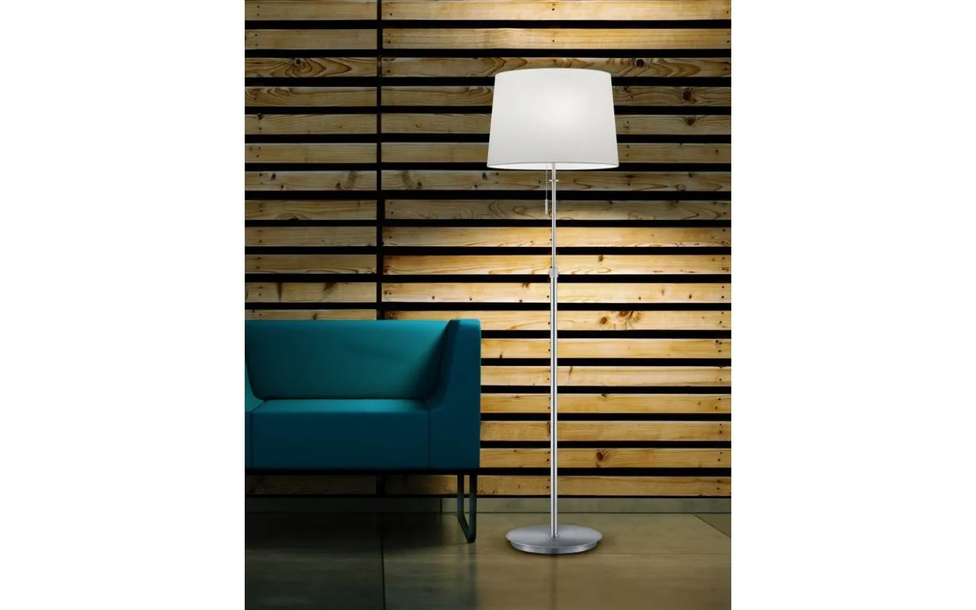 Lyon Golvlampa 3xE27 borstat stål