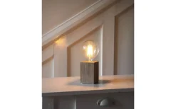 Lys Bordslampa E27 10cm Brun