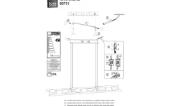 Macarons Taklampa 90cm LED 6x5W 3000K Krom/Frost