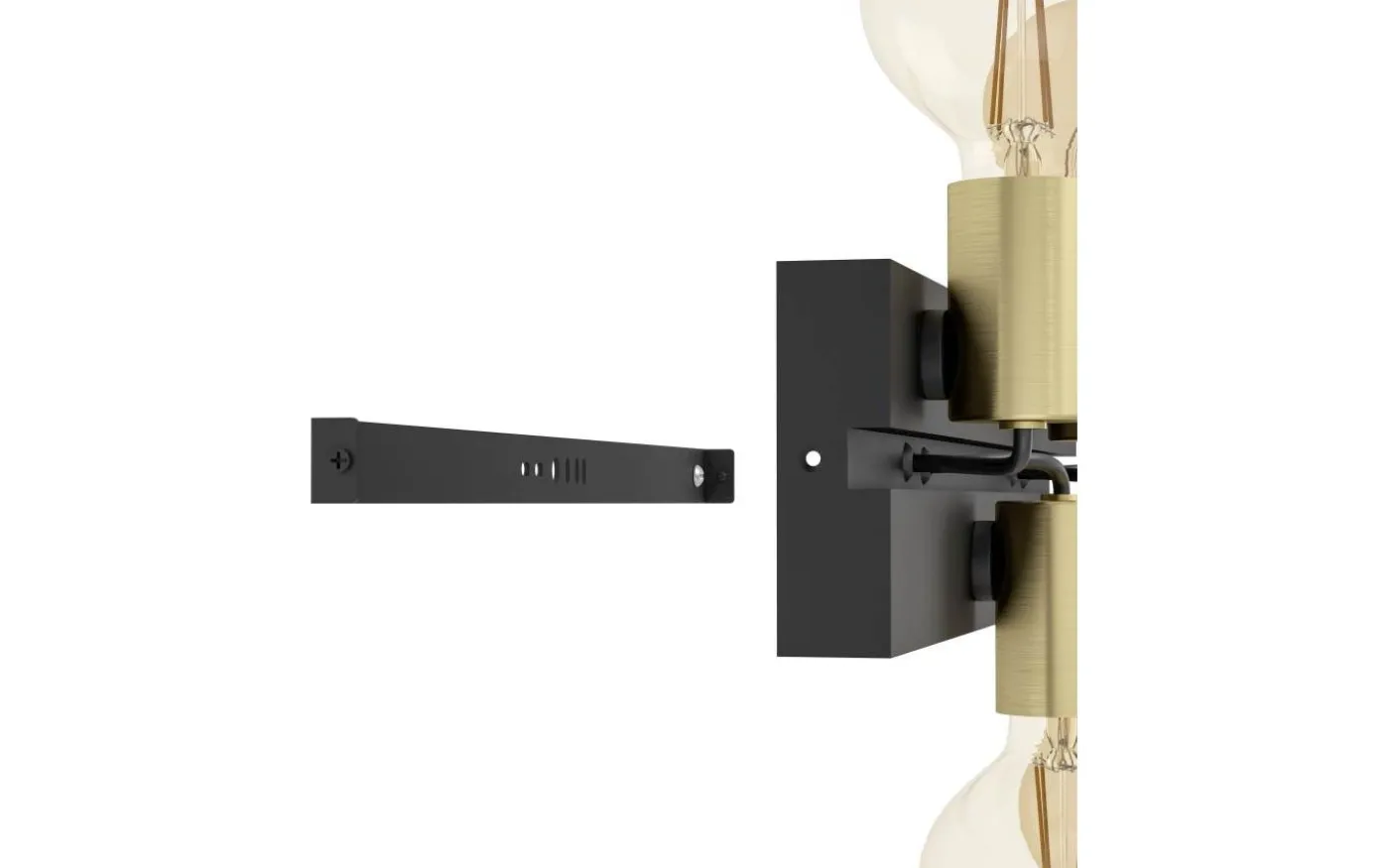 Macchione Vägglampa Svart