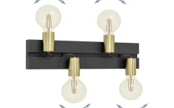 Macchione Vägglampa Svart