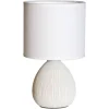 Madison Bordslampa 25cm Beige/Vit