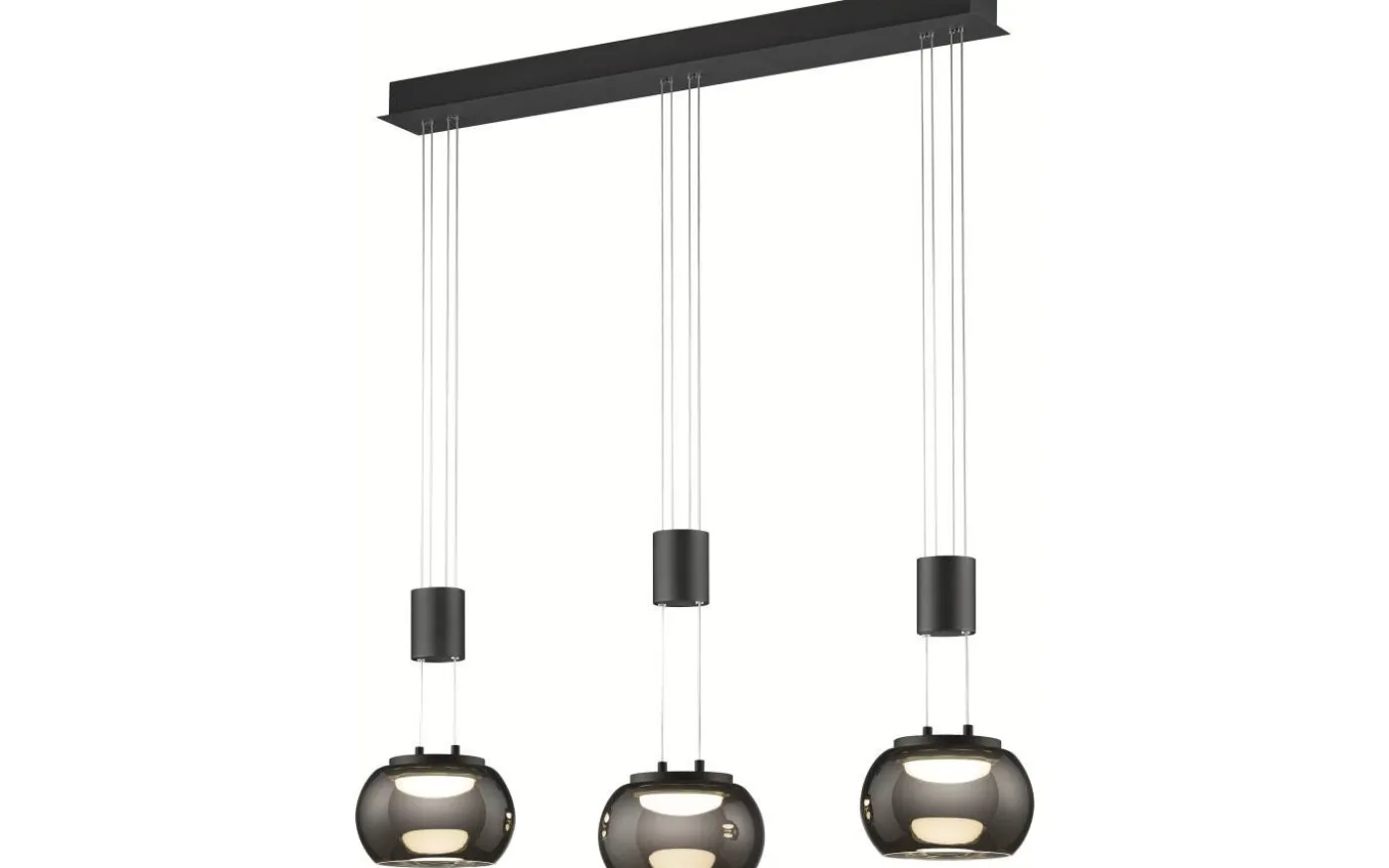 Madison Takpendel LED 3-delad mattsvart