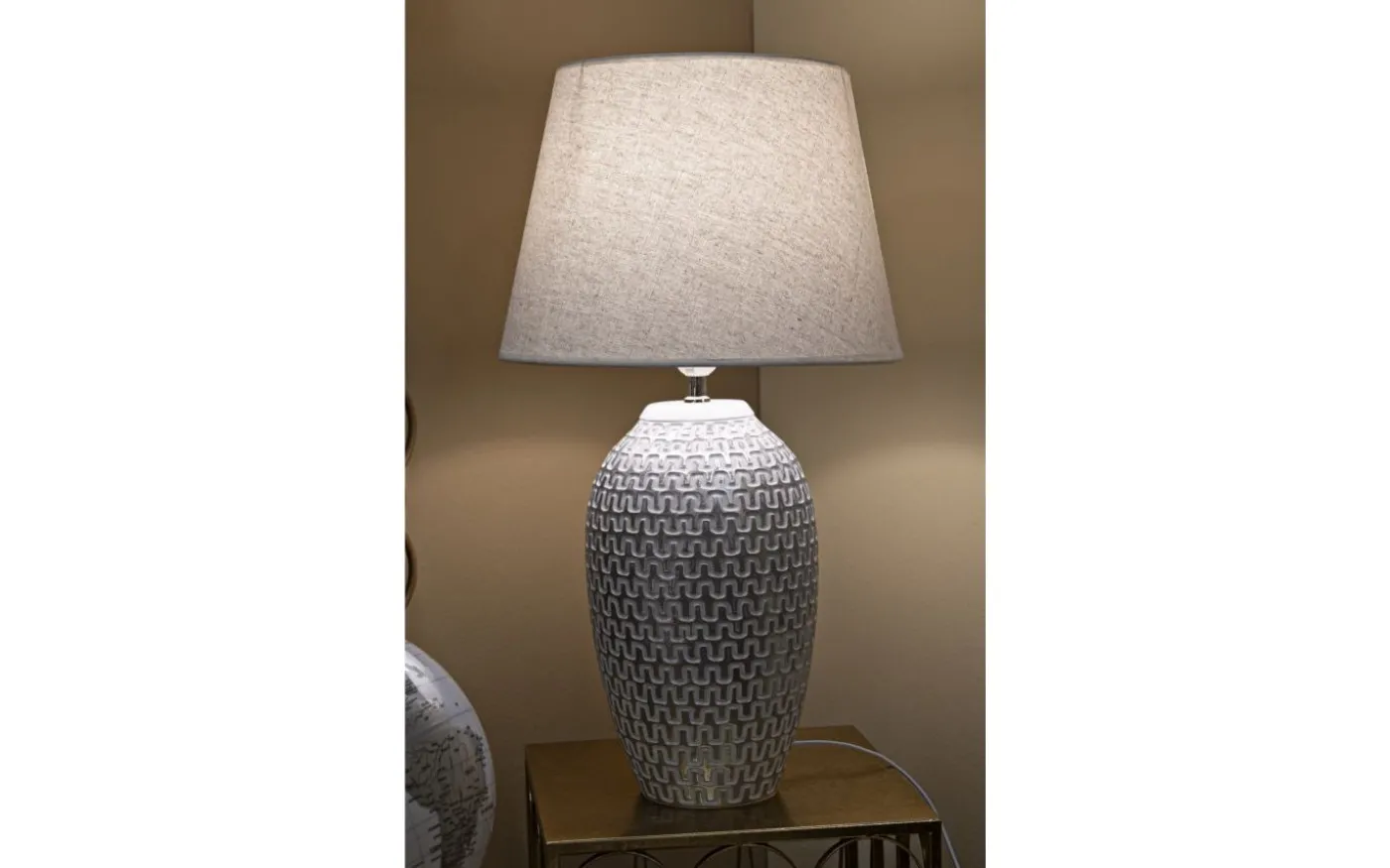 Magico Bordslampa 65cm Silver/Vit