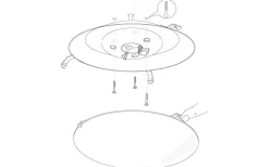 Magitta Plafond 25cm LED 3000K 11W Opal