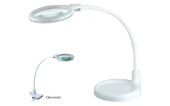 Magni Skrivbordslampa med Förstoringsglas 3 Doptriers LED 6W 3000K Vit
