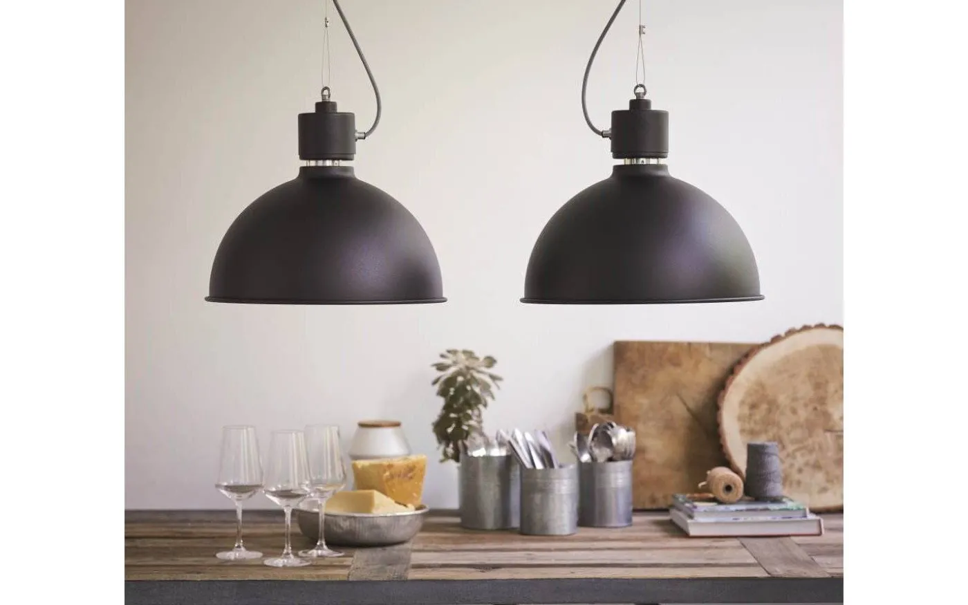 Magnum Taklampa 38cm Svart