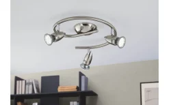 Magnum Takspotlight 26cm GU10 LED 3000K 3x2,8W Nickel