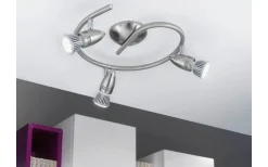 Magnum Takspotlight 26cm GU10 LED 3000K 3x2,8W Nickel