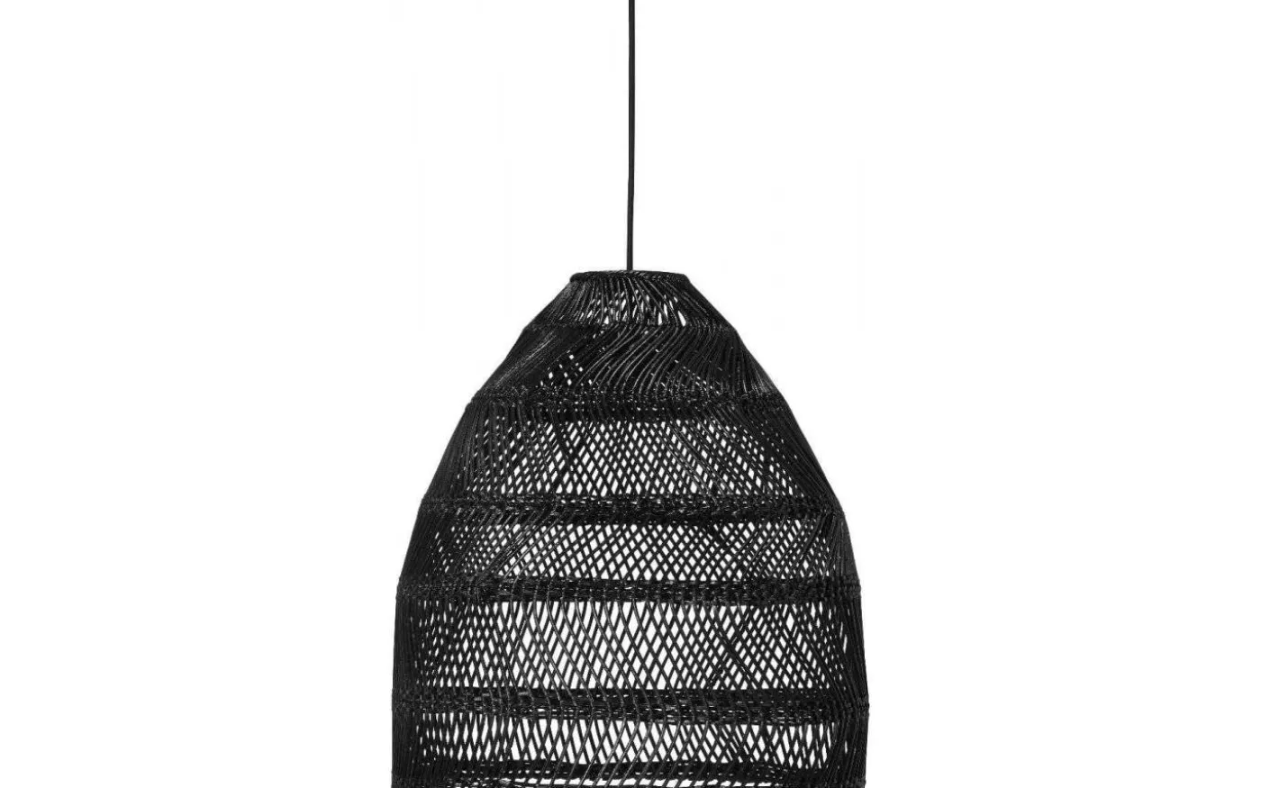 Maja Takskärm Rotting Svart 36cm