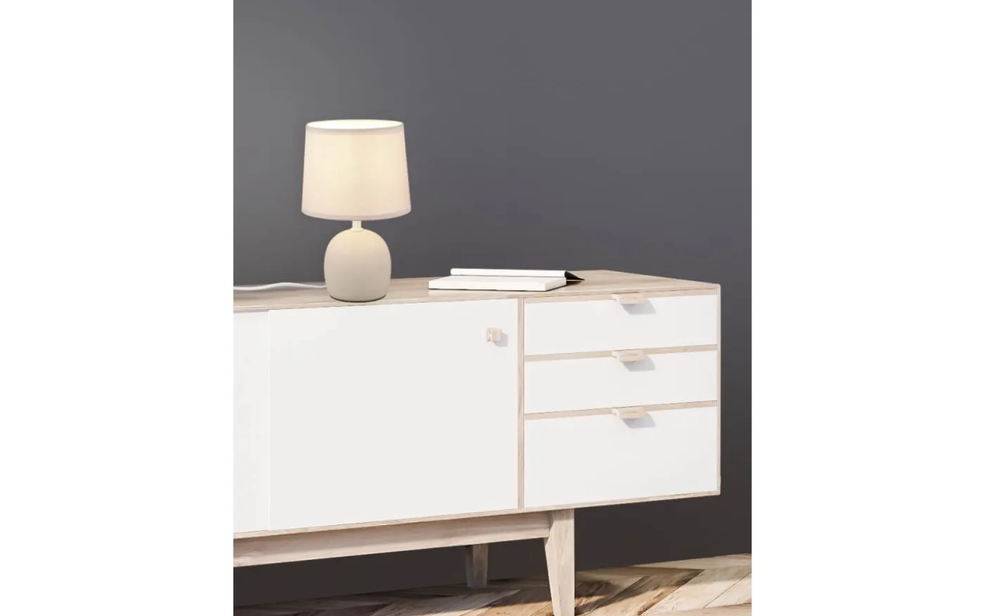 Malu Bordslampa E14 beige