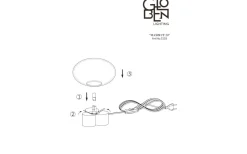 Mammut Bordslampa 18cm Grå