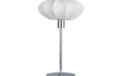 Mamsell Bordslampa 37cm Krom/Vit
