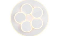 Mandala Plafond LED matt vit