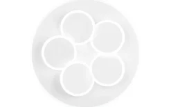 Mandala Plafond LED matt vit