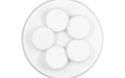 Mandala Plafond LED matt vit