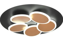 Mandala Plafond LED matt svart/guld